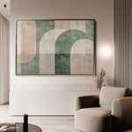 Abstract 626 Canvas Art 18" x 24" / 45 x 60 cm / Black