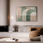 Abstract 626 Canvas Art 18" x 24" / 45 x 60 cm / Black