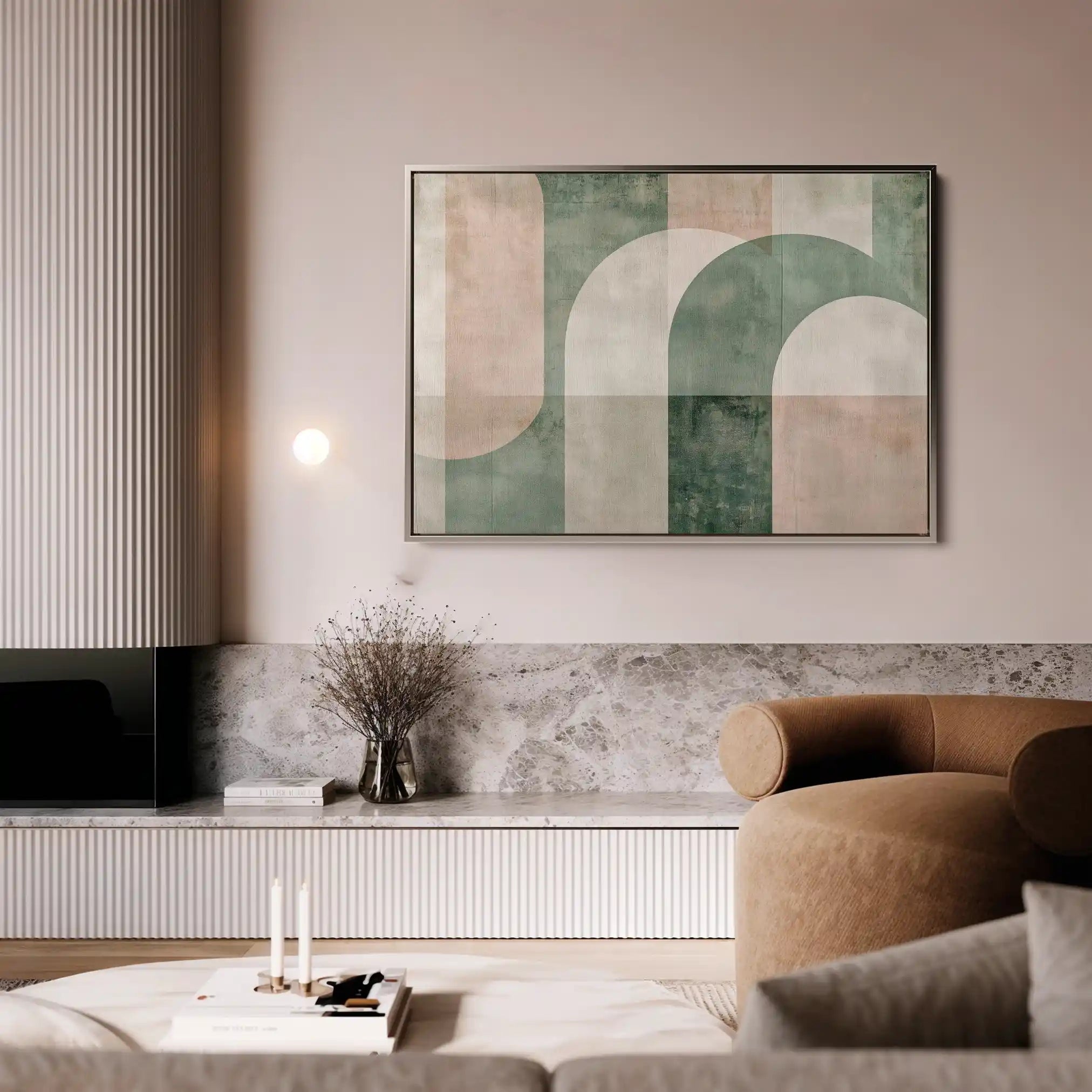 Abstract 626 Canvas Art 18" x 24" / 45 x 60 cm / Black