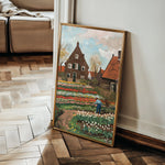 Floral 626 Canvas Art 18" x 24" / 45 x 60 cm / Black