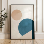 Abstract 627 Canvas Art 18" x 24" / 45 x 60 cm / Black