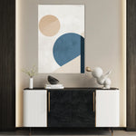 Abstract 627 Canvas Art 18" x 24" / 45 x 60 cm / Black