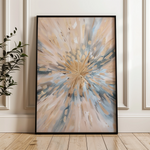 Floral 627 Canvas Art 18" x 24" / 45 x 60 cm / Black