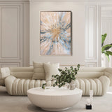 Floral 627 Canvas Art 18" x 24" / 45 x 60 cm / Black