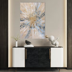 Floral 627 Canvas Art 18" x 24" / 45 x 60 cm / Black