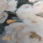 Floral 628 Canvas Art 18" x 24" / 45 x 60 cm / Black