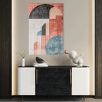 Abstract 629 Canvas Art 18" x 24" / 45 x 60 cm / Black