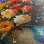 Floral 629 Canvas Art 18" x 24" / 45 x 60 cm / Black