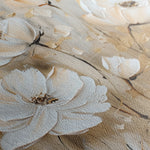 Floral 630 Canvas Art 18" x 24" / 45 x 60 cm / Black