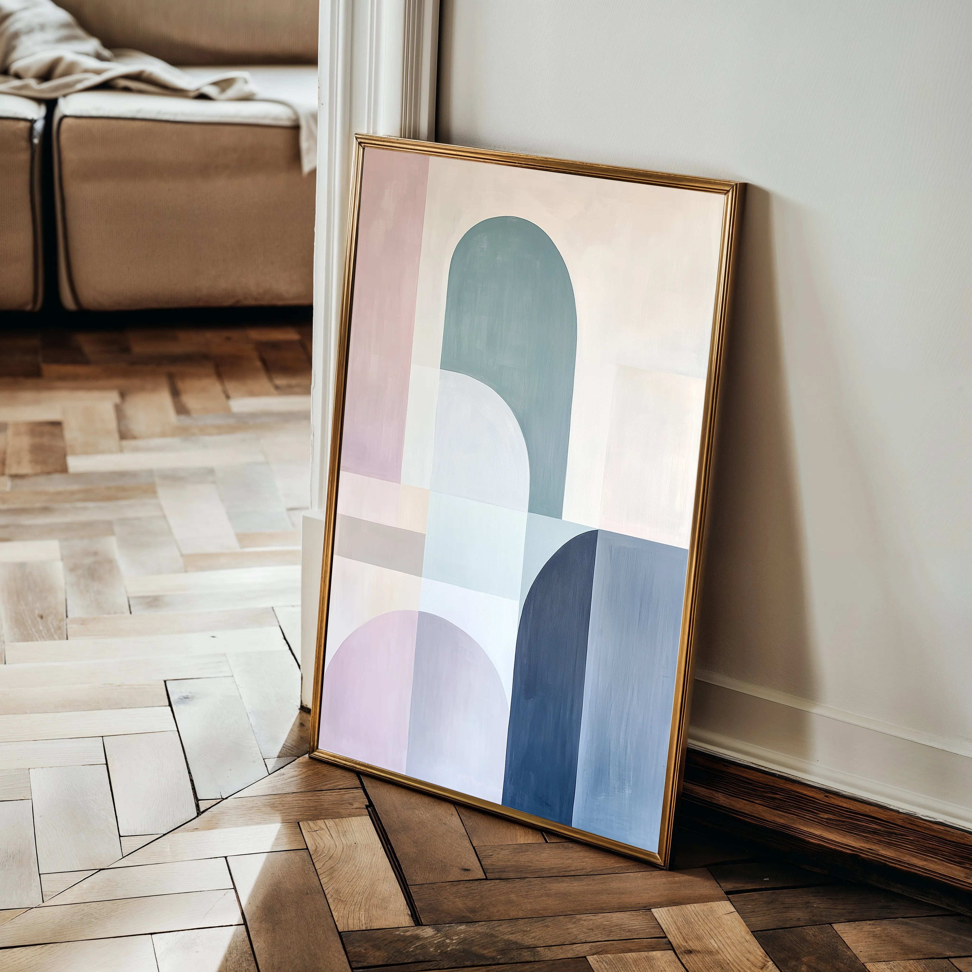 Abstract 631 Canvas Art 18" x 24" / 45 x 60 cm / Black
