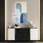 Abstract 631 Canvas Art 18" x 24" / 45 x 60 cm / Black