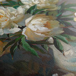 Floral 631 Canvas Art 18" x 24" / 45 x 60 cm / Black
