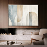 Abstract 632 Canvas Art 18" x 24" / 45 x 60 cm / Black
