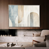 Abstract 632 Canvas Art 18" x 24" / 45 x 60 cm / Black