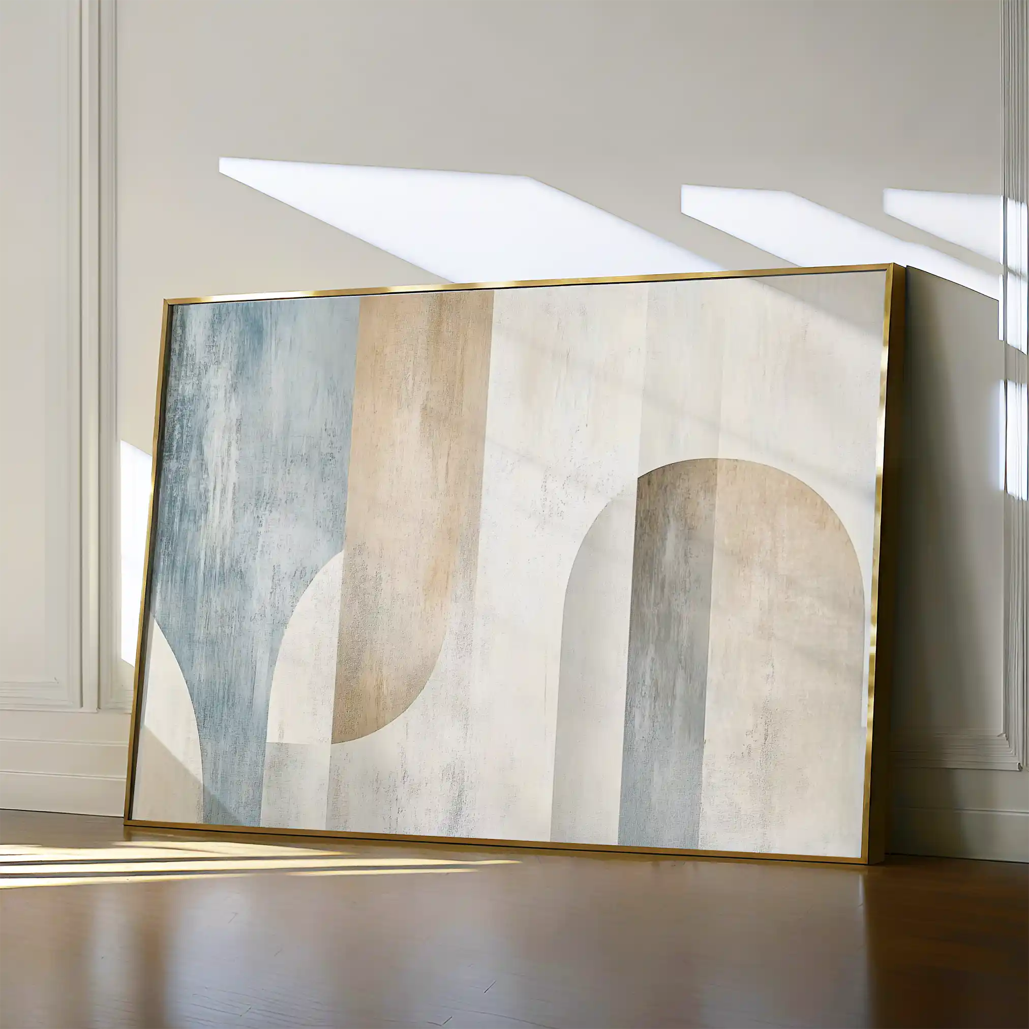 Abstract 632 Canvas Art 18" x 24" / 45 x 60 cm / Black