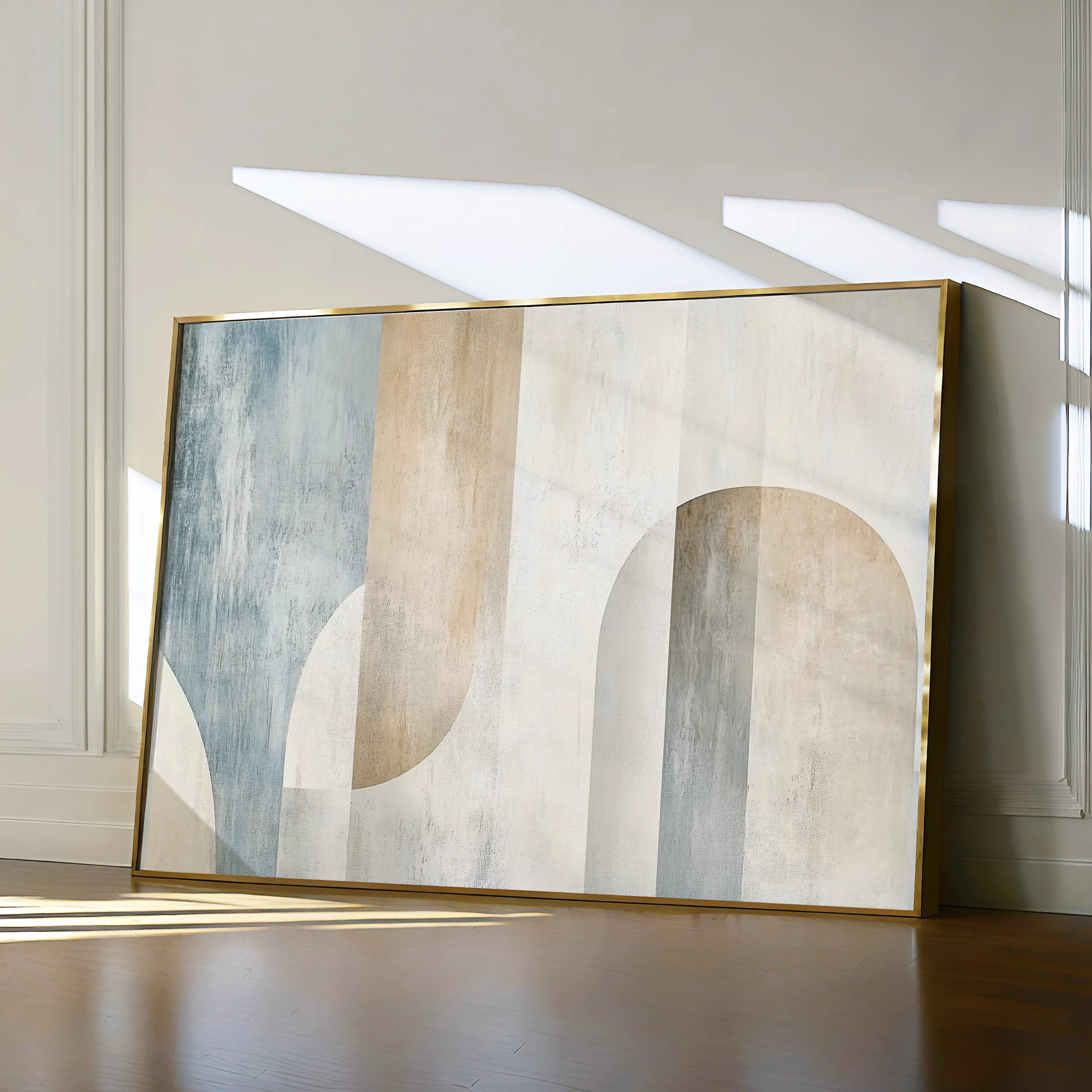 Abstract 632 Canvas Art 18" x 24" / 45 x 60 cm / Black