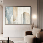 Abstract 632 Canvas Art 18" x 24" / 45 x 60 cm / Black