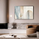 Abstract 632 Canvas Art 18" x 24" / 45 x 60 cm / Black