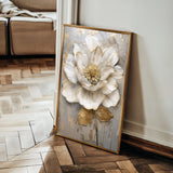 Floral 632 Canvas Art 18" x 24" / 45 x 60 cm / Black