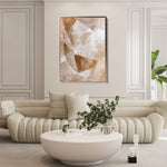Abstract 633 Canvas Art 18" x 24" / 45 x 60 cm / Black
