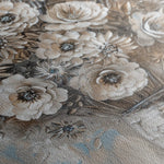 Floral 634 Canvas Art 60 x 40 cm / Black