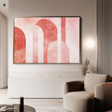 Abstract 635 Canvas Art 18" x 24" / 45 x 60 cm / Black