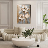Floral 635 Canvas Art 18" x 24" / 45 x 60 cm / Black