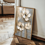 Floral 635 Canvas Art 18" x 24" / 45 x 60 cm / Black