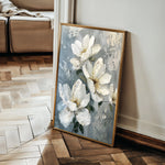 Floral 636 Canvas Art 18" x 24" / 45 x 60 cm / Black