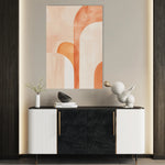 Abstract 637 Canvas Art 18" x 24" / 45 x 60 cm / Black