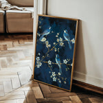Floral 637 Canvas Art 18" x 24" / 45 x 60 cm / Black