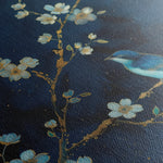 Floral 637 Canvas Art 18" x 24" / 45 x 60 cm / Black