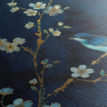 Floral 637 Canvas Art 60 x 40 cm / Black