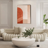 Abstract 639 Canvas Art 18" x 24" / 45 x 60 cm / Black