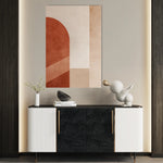 Abstract 639 Canvas Art 18" x 24" / 45 x 60 cm / Black