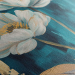 Floral 639 Canvas Art 18" x 24" / 45 x 60 cm / Black
