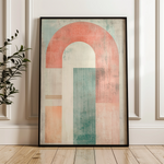 Abstract 640 Canvas Art 18" x 24" / 45 x 60 cm / Black