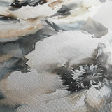 Floral 640 Canvas Art 18" x 24" / 45 x 60 cm / Black