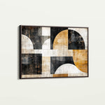 Abstract 641 Canvas Art 18" x 24" / 45 x 60 cm / Black