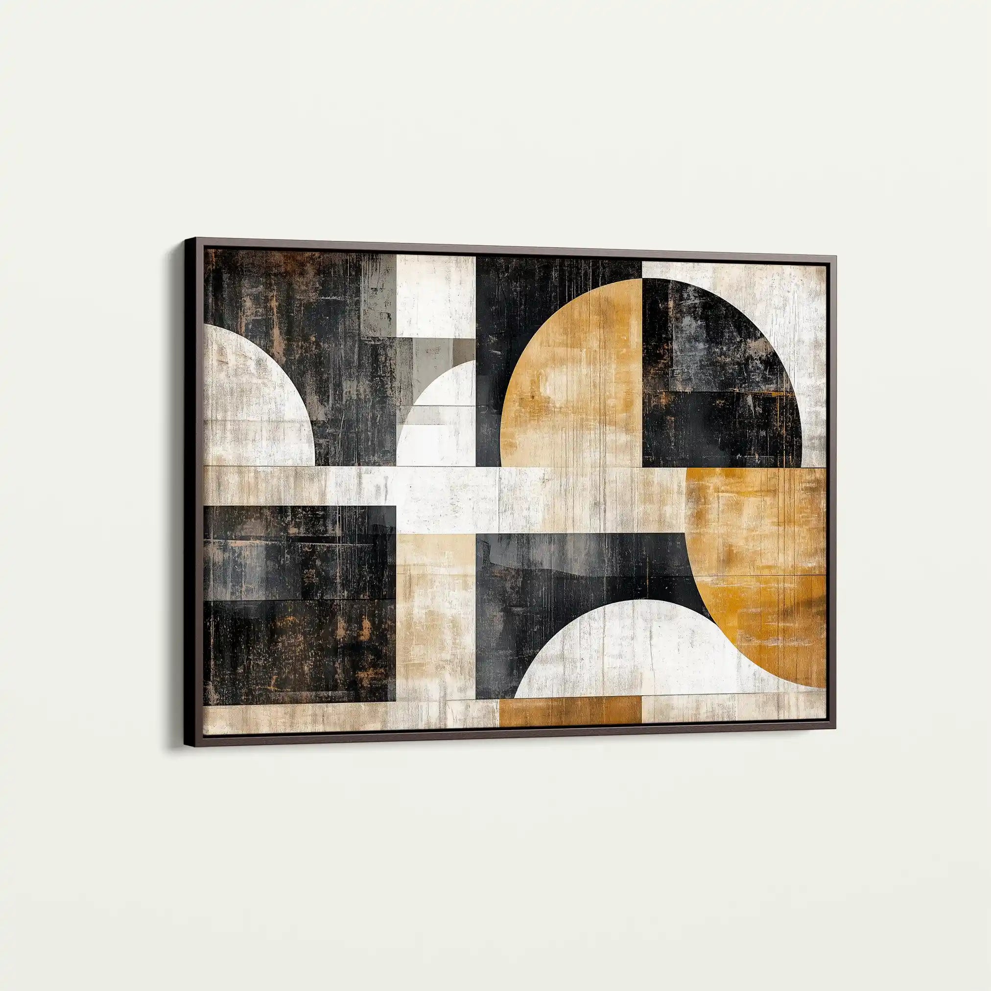 Abstract 641 Canvas Art 18" x 24" / 45 x 60 cm / Black