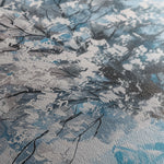 Floral 641 Canvas Art 18" x 24" / 45 x 60 cm / Black
