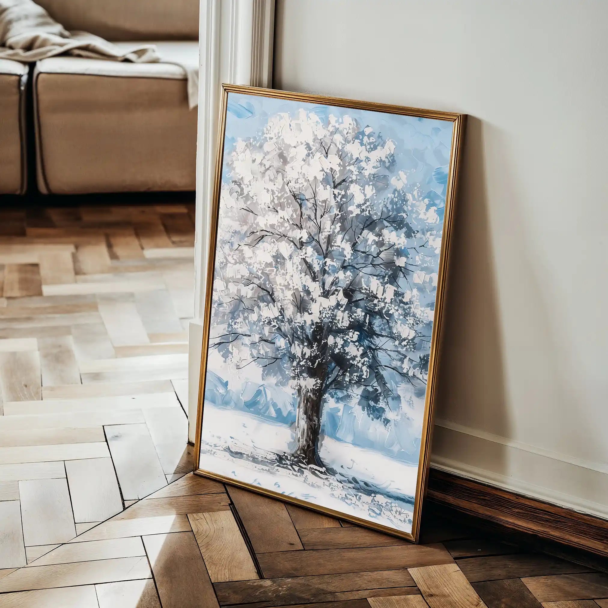 Floral 641 Canvas Art 60 x 40 cm / Black