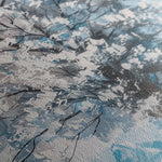Floral 641 Canvas Art 60 x 40 cm / Black