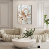 Floral 642 Canvas Art 18" x 24" / 45 x 60 cm / Black