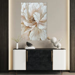 Floral 642 Canvas Art 18" x 24" / 45 x 60 cm / Black