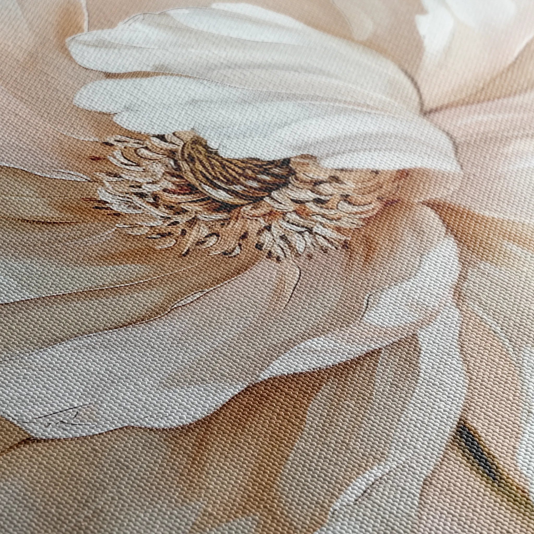 Floral 642 Canvas Art 18" x 24" / 45 x 60 cm / Black