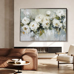 Floral 643 Canvas Art 18" x 24" / 45 x 60 cm / Black