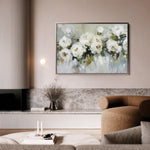 Floral 643 Canvas Art 18" x 24" / 45 x 60 cm / Black