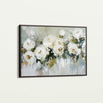Floral 643 Canvas Art 18" x 24" / 45 x 60 cm / Black