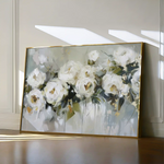 Floral 643 Canvas Art 60 x 40 cm / Black